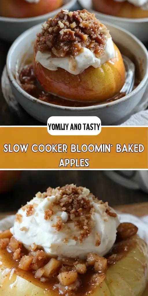 Easy Slow Cooker Bloomin Baked Apples – Family Favorite