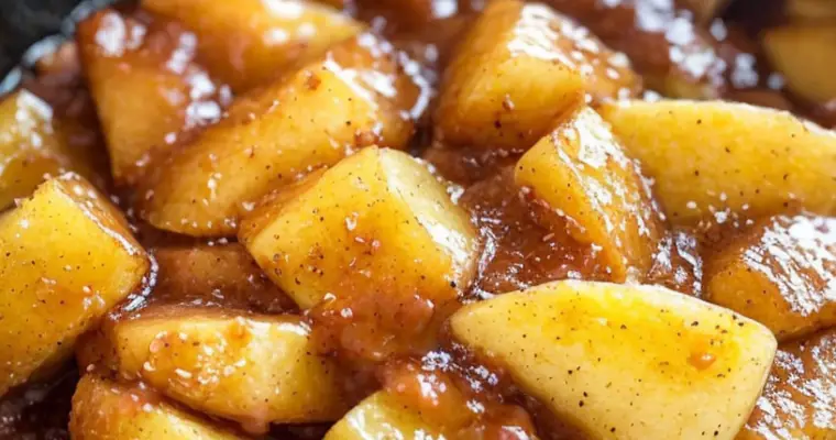 Delicious Slow Cooker Fried Apples Recipe – Just Like Cracker Barrel’s!