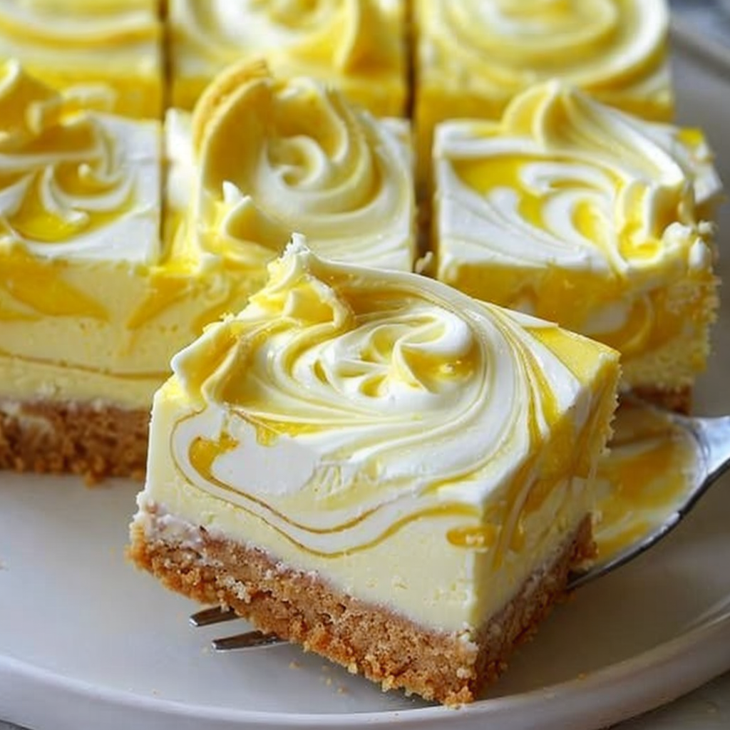 Decadent Dessert Delight: How to Make Lemon Marbled Cheesecake Bars