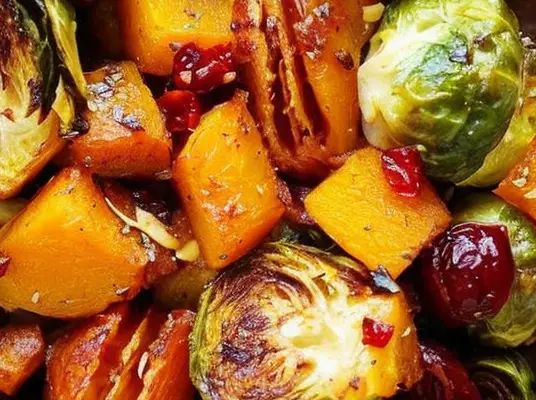 festive-roasted-squash-brussels-sprouts