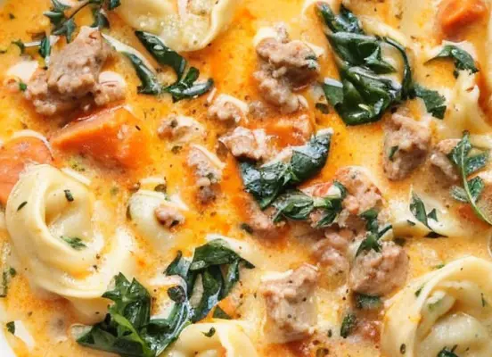 creamy-sausage-tortellini-soup