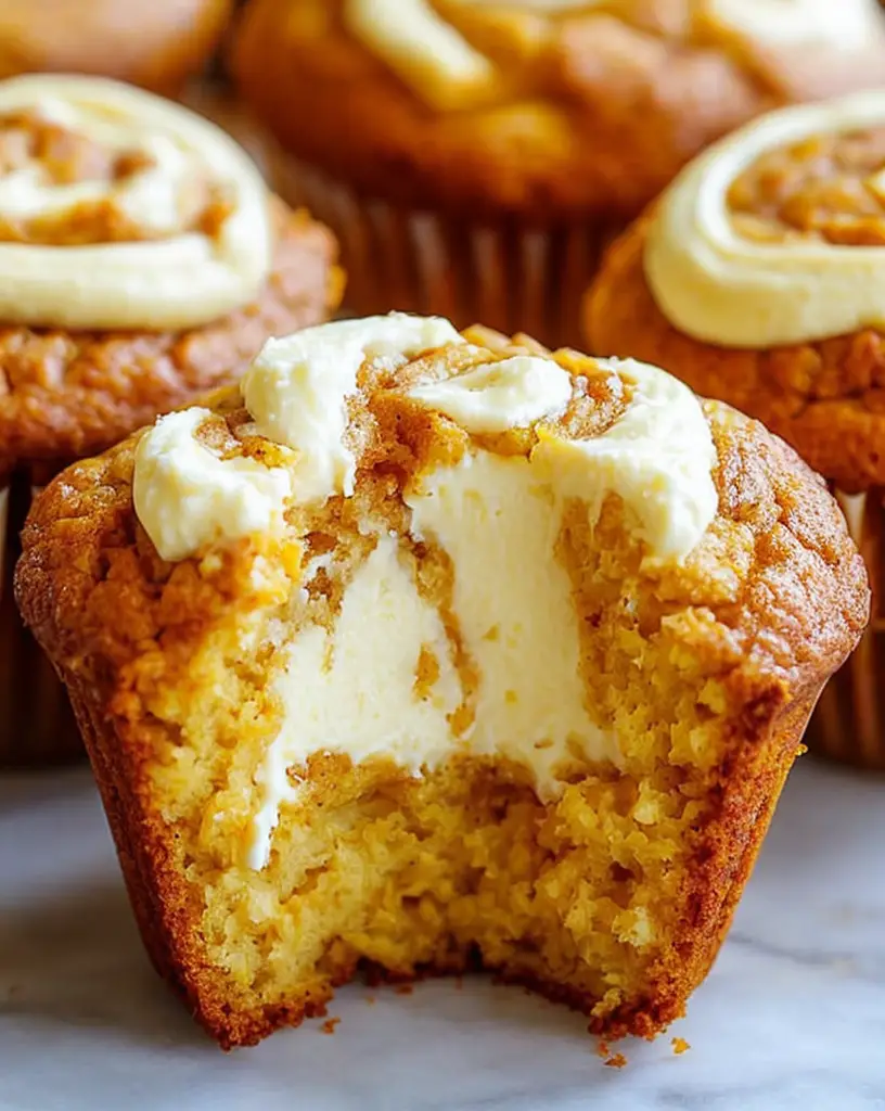 Ultimate Fluffy Pumpkin Cream Cheese Swirl Muffins – Family Favorite Recipe