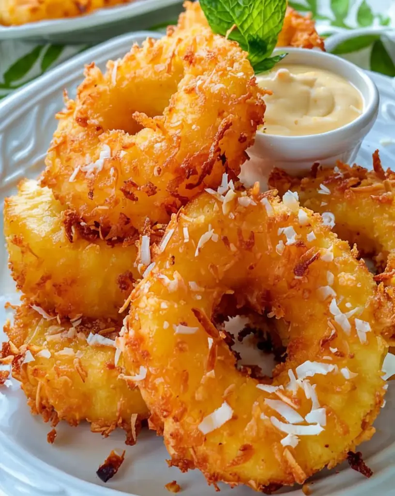 Easy Fried Pineapple with Coconut Crust (Quick and Delicious)