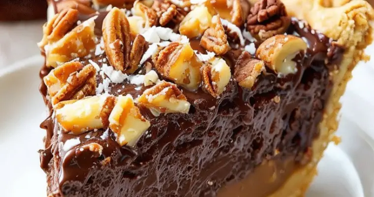 Indulge in this Irresistible Gooey Caramel Chocolate Pie Recipe