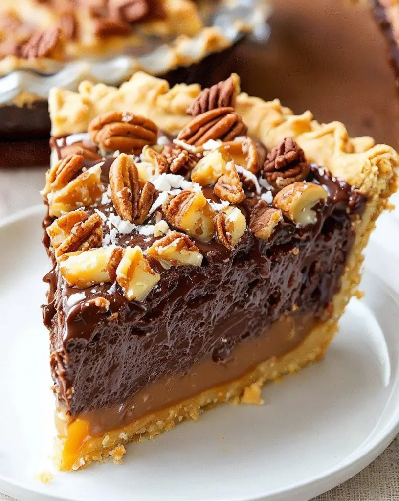 Indulge in this Irresistible Gooey Caramel Chocolate Pie Recipe