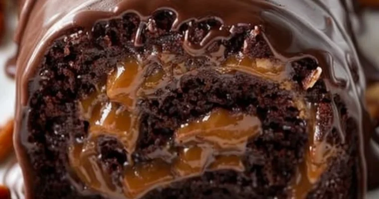 Decadent Gooey Chocolate Caramel Turtle Cake Roll Recipe Guide