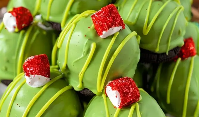 Easy Grinch Oreo Balls – No-Bake Family Favorite