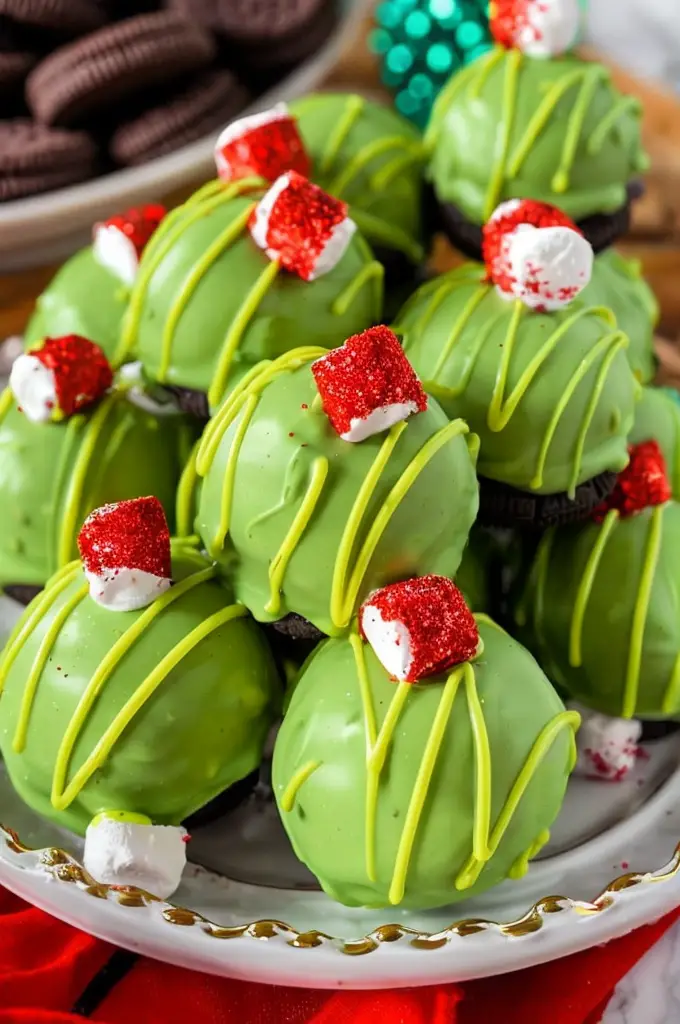 Easy Grinch Oreo Balls – No-Bake Family Favorite