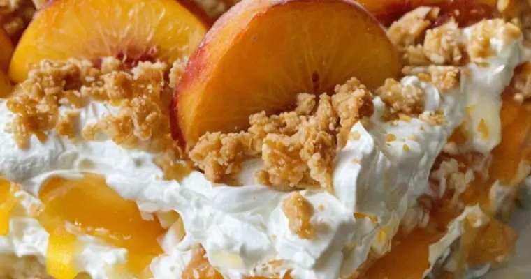 Delicious Homemade Peach Poke Cake Recipe for Summer Treats