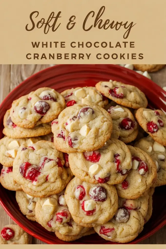 Irresistible White Chocolate Cranberry Cookies: A Sweet Holiday Delight