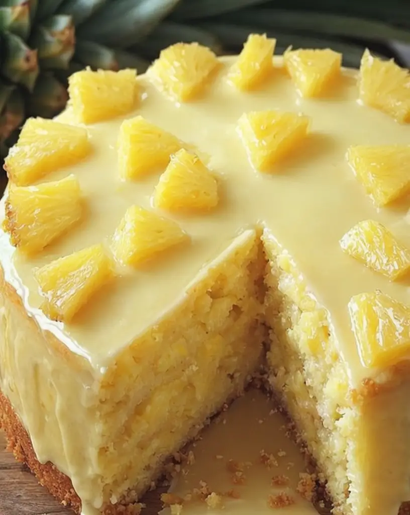 How to Make a Mouthwatering Juicy Pineapple Cake Recipe