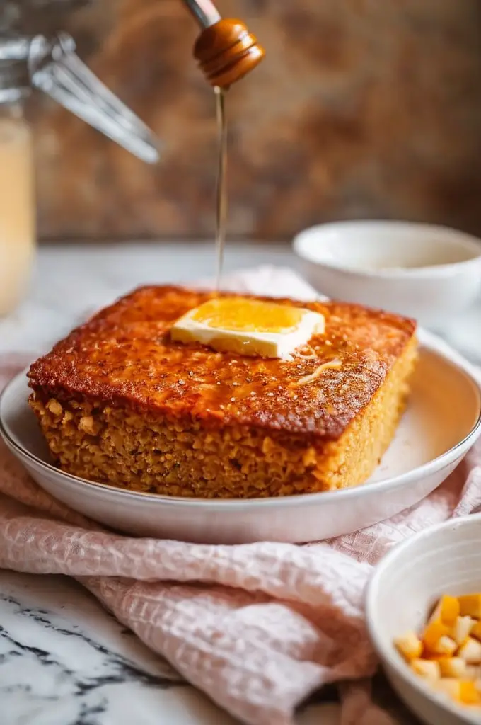 Maple Honey Butter Sweet Potato Cornbread Recipe – Delicious & Easy