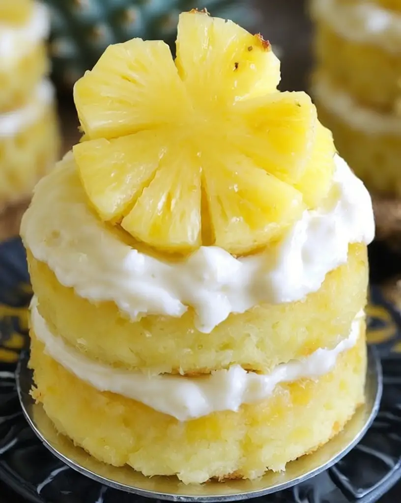 Delicious Mini Pineapple Cakes – Tropical Delight Recipe