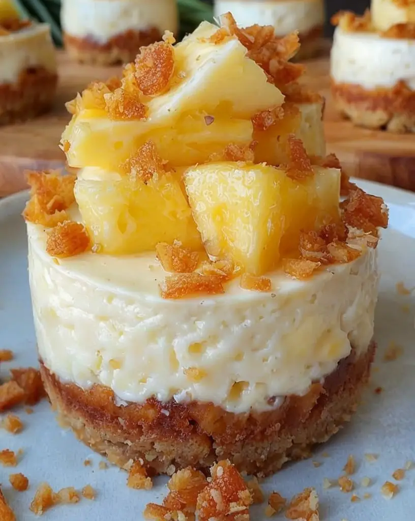 Quick Mini Pineapple Condensed Coconut Milk Cheesecakes – Ready in 30 Minutes