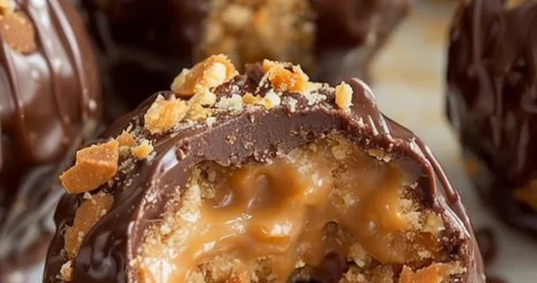 Best No Bake Caramel Crunch Butterfinger Truffles Recipe – Ready in 30 Minutes