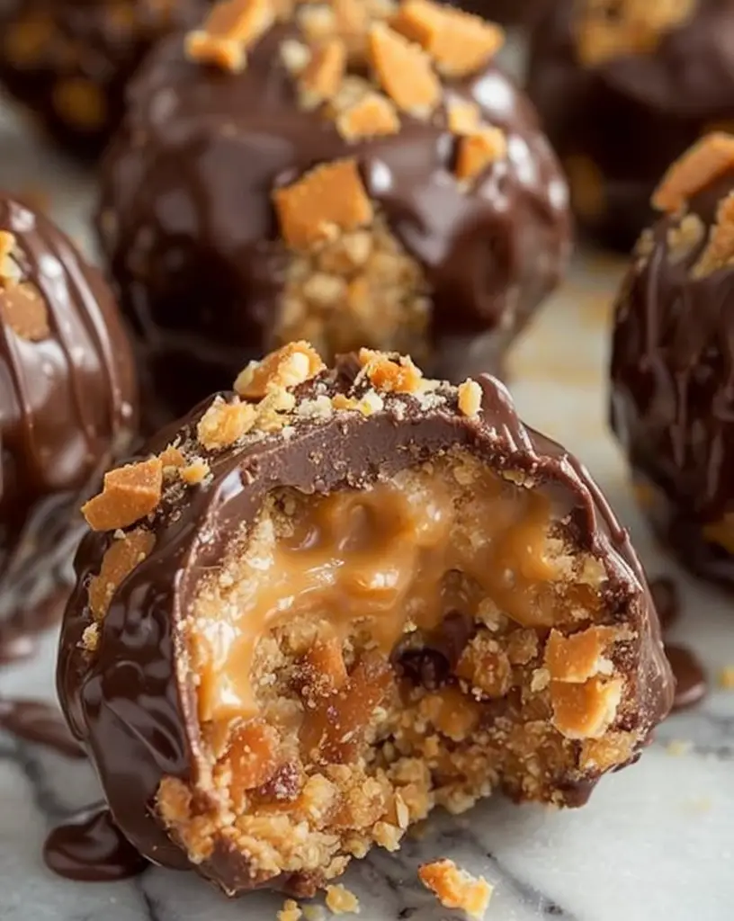 Best No Bake Caramel Crunch Butterfinger Truffles Recipe – Ready in 30 Minutes