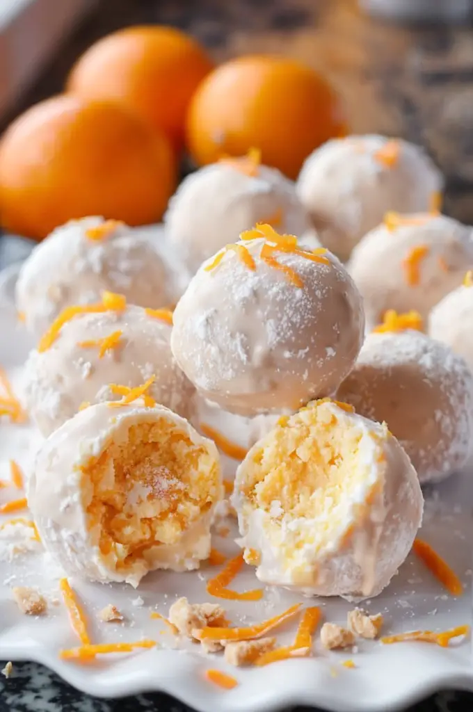 Easy Orange Creamsicle Truffles – Ready in 30 Minutes