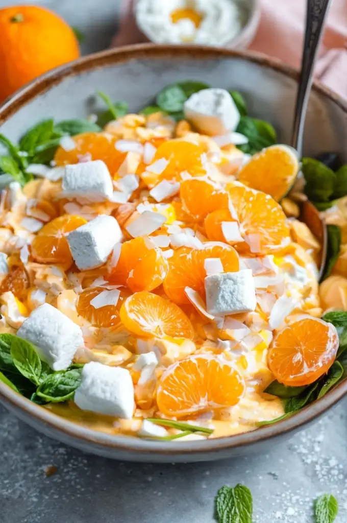 Indulge in a Refreshing Citrus Delight with Orange Dreamsicle Salad