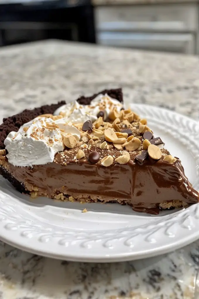 Indulge in Irresistible Peanut Butter Chocolate Mud Pie Delight