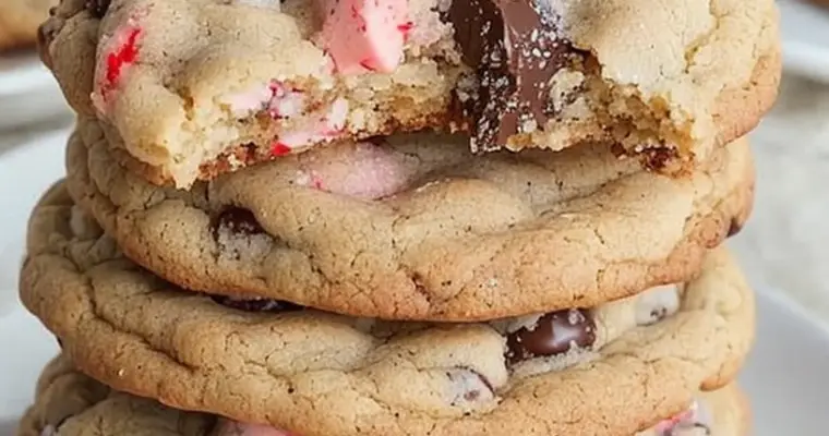 Festive Peppermint Chocolate Chunk Cookies Recipe – Perfect Holiday Treat