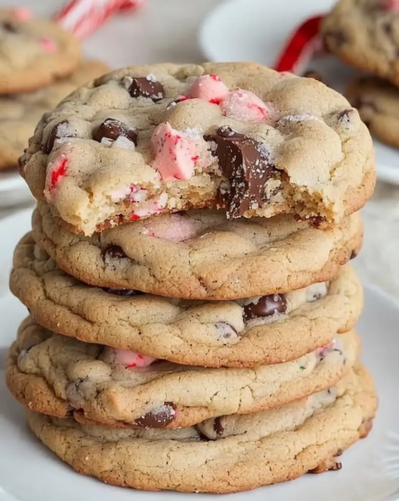 Festive Peppermint Chocolate Chunk Cookies Recipe – Perfect Holiday Treat