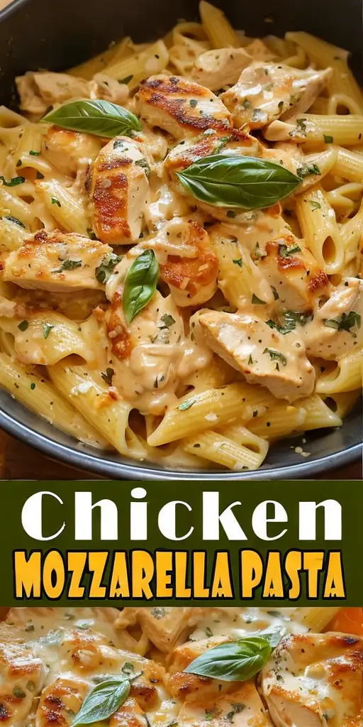 Quick Chicken Mozzarella Pasta – Ready in 30 Minutes