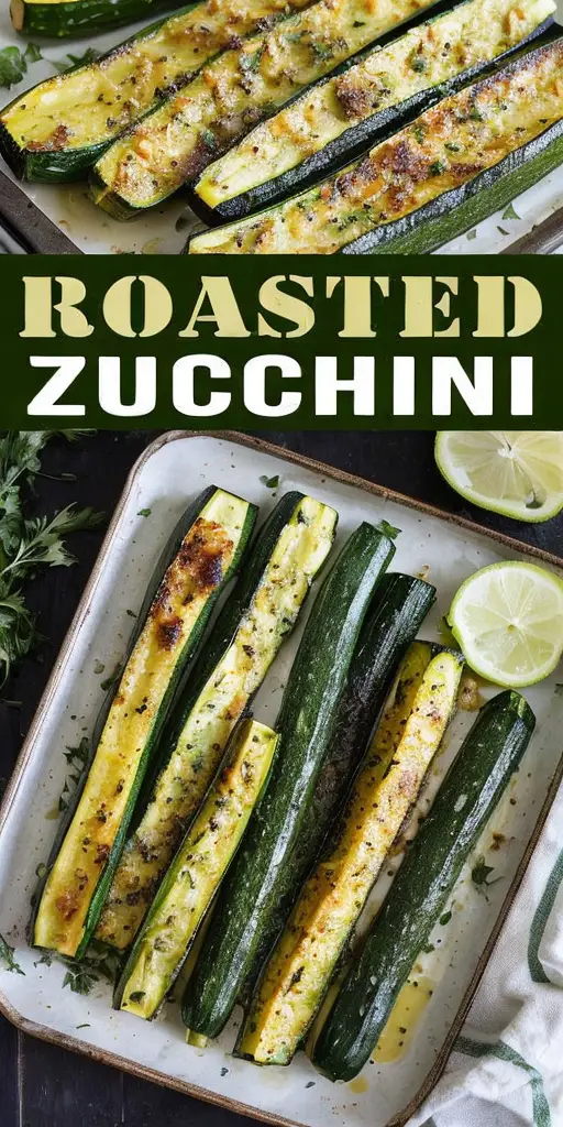 Quick Roasted Zucchini Recipe – Ready in 30 Minutes