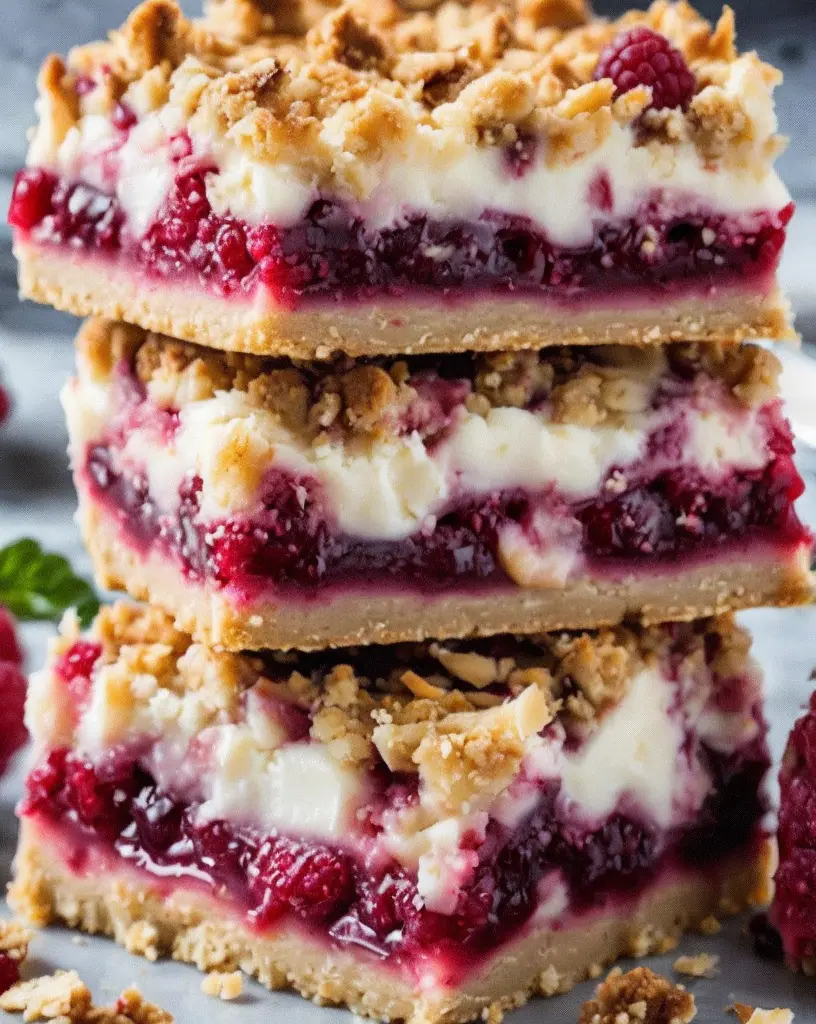 Irresistible Raspberry Cheesecake Bars: Easy Dessert Recipe Ideas for All Occasions