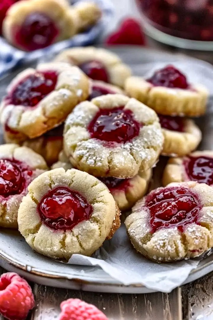 Irresistible Raspberry Cheesecake Thumbprint Cookies for the Perfect Dessert