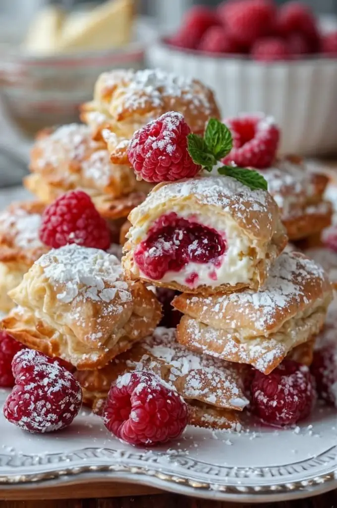 Deliciously Sweet Raspberry Cream Cheese Bites Recipe