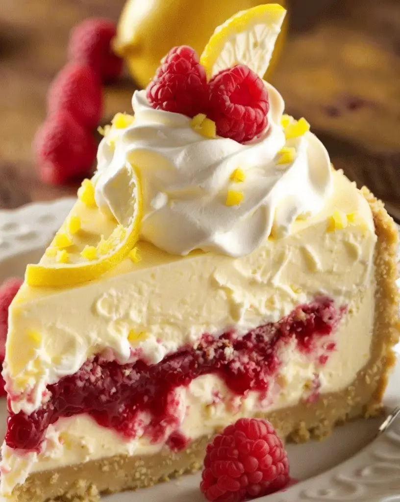 Delight in a No Bake Lemon Raspberry Cheesecake Recipe