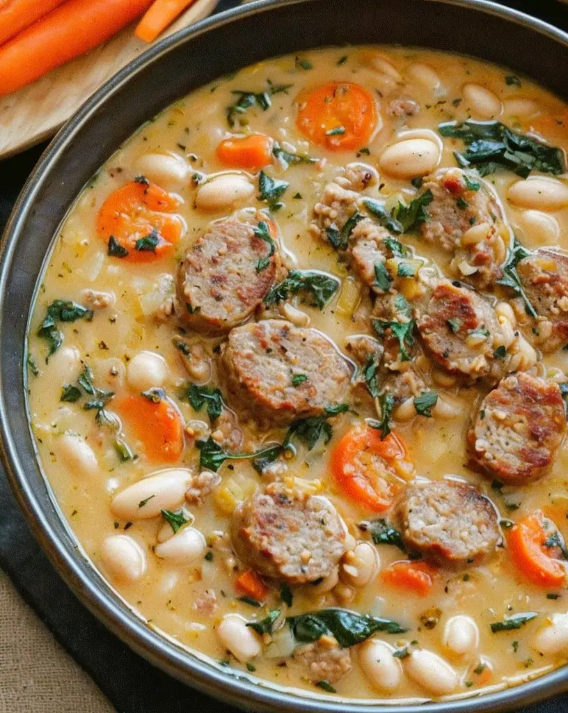 Hearty Sausage White Bean Soup Recipe for Cozy Comfort