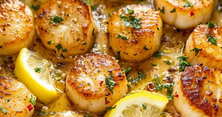 How to Make Delicious Seared Lemon Garlic Butter Scallops