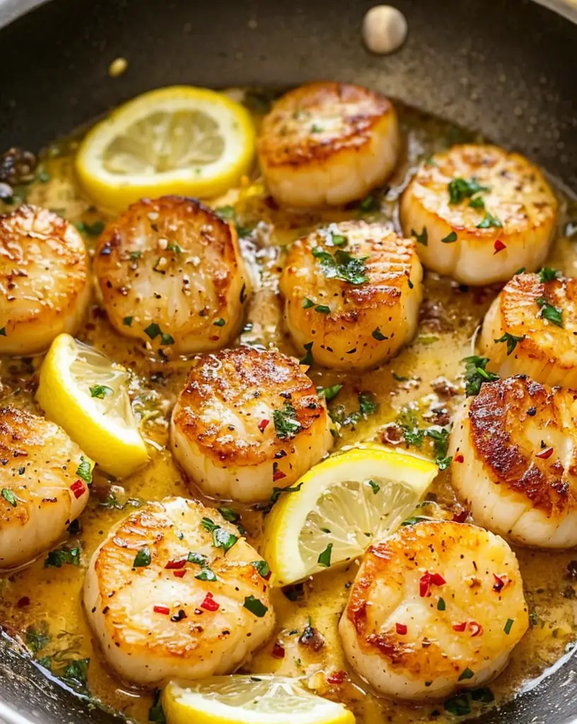 Easy Seared Lemon Garlic Butter Scallops (Ready in 20 Minutes)