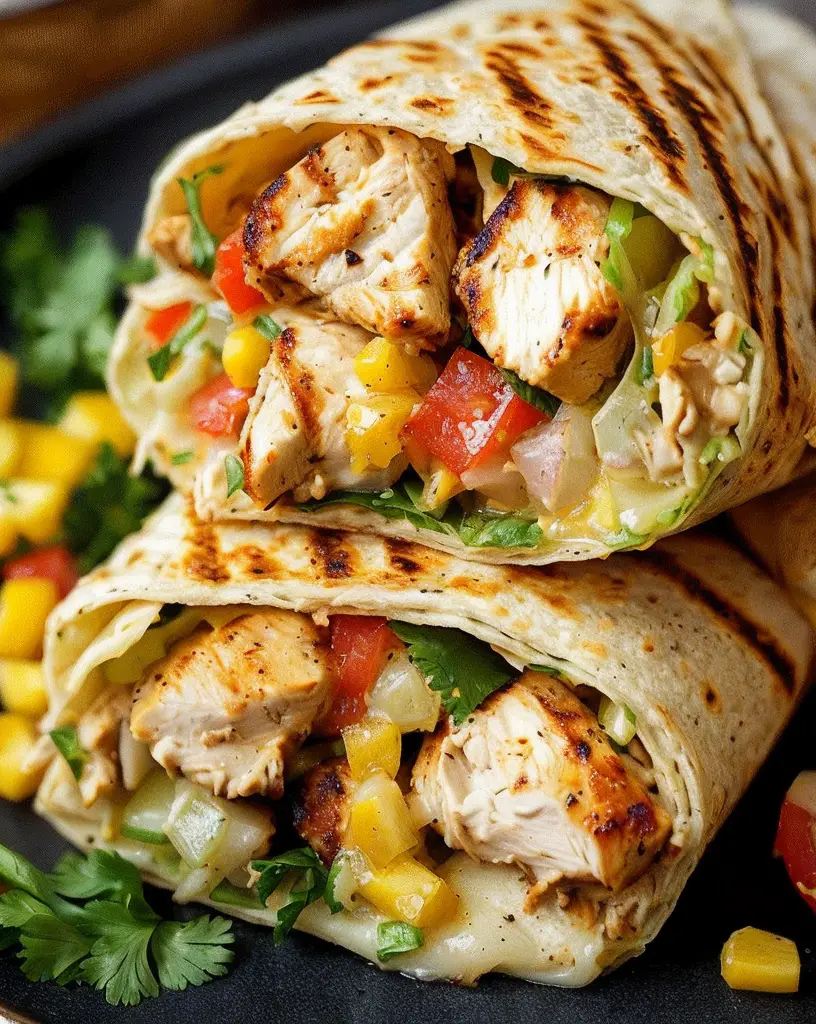 Easy Southwest Grilled Chicken Wraps – Ready in 30 Minutes