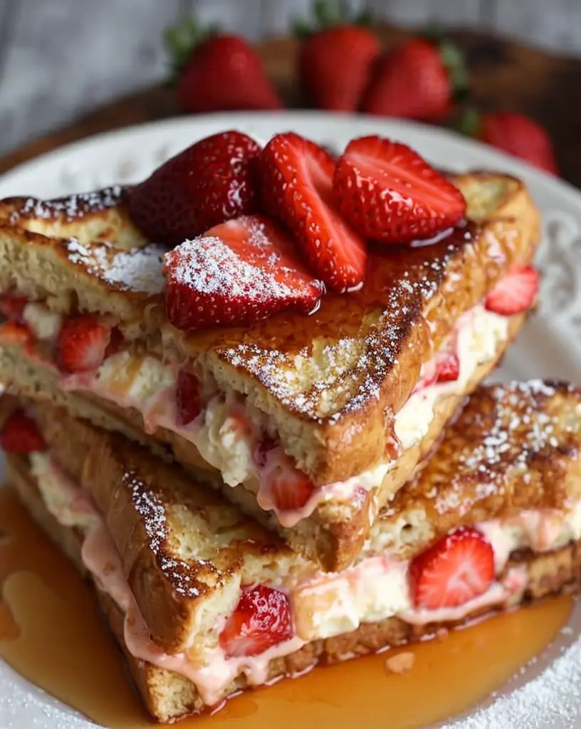 Ultimate Strawberry Cheesecake Stuffed French Toast – Family Favorite Recipe