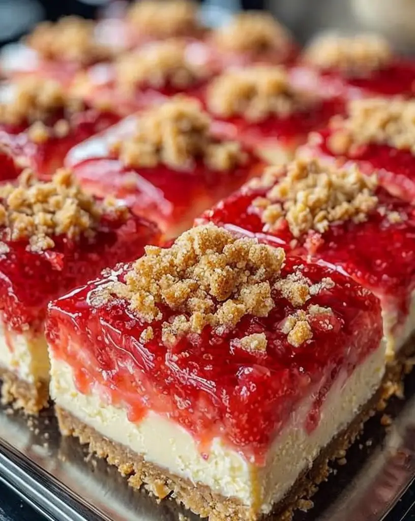 Easy Strawberry Crunch Cheesecake Bites – No-Bake Recipe