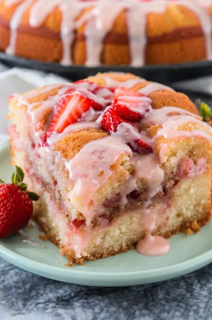 Indulge in the Sweetness of Strawberry Honeybun Cake