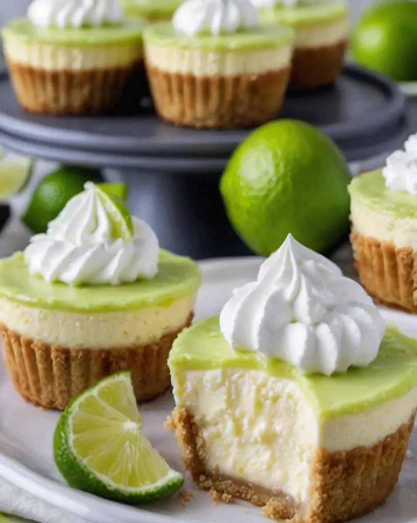 Indulge Your Senses with Irresistibly Tangy Lime Cheesecake Tartlets