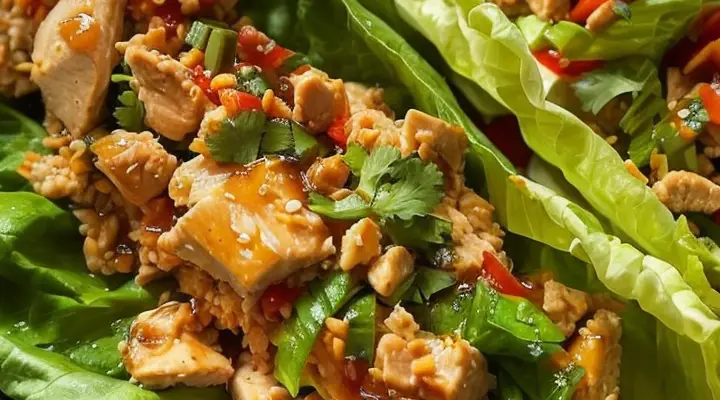 Delicious Thai Chicken Lettuce Wraps Recipe – A Must-Try!