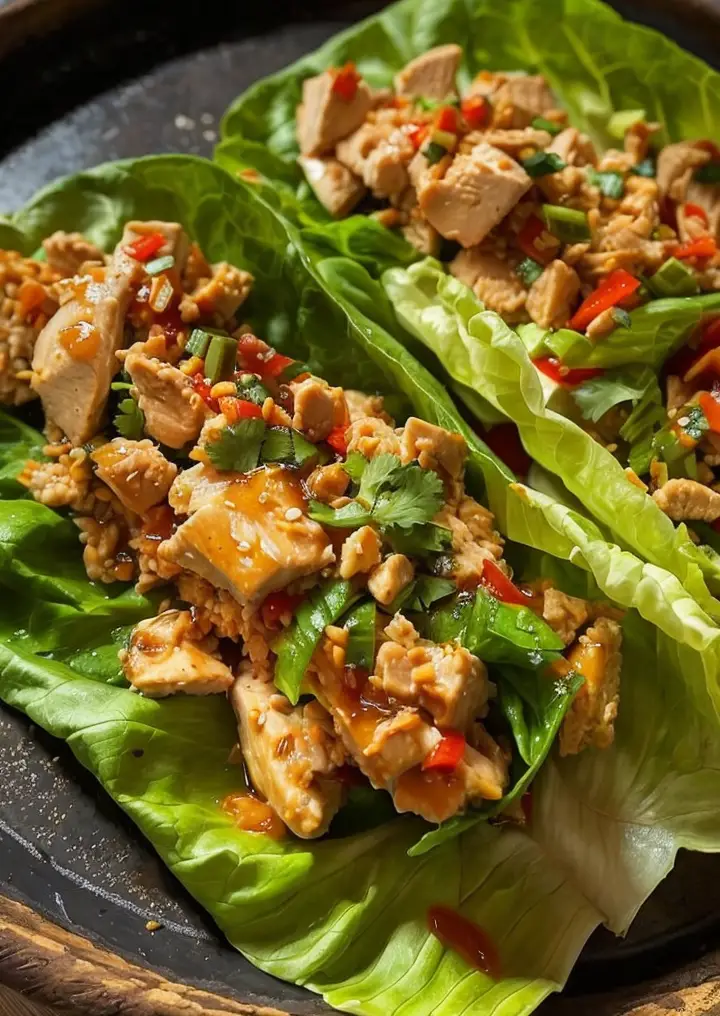 Delicious Thai Chicken Lettuce Wraps Recipe – A Must-Try!