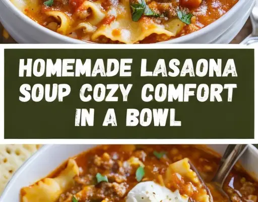 Ultimate Comfort Food: Homemade Lasagna Soup Recipe Delight