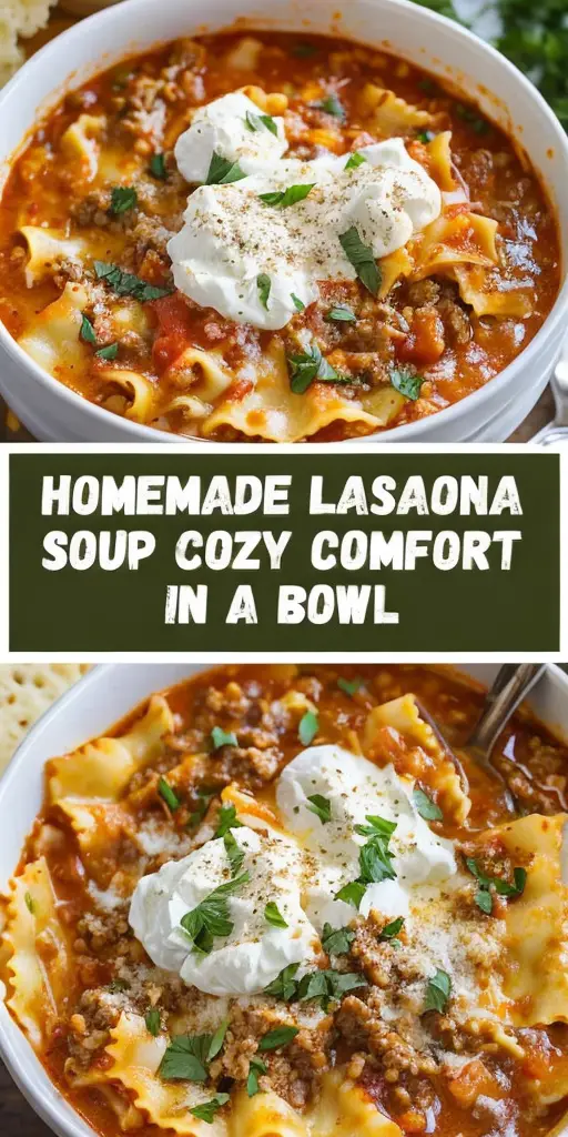 Ultimate Comfort Food: Homemade Lasagna Soup Recipe Delight