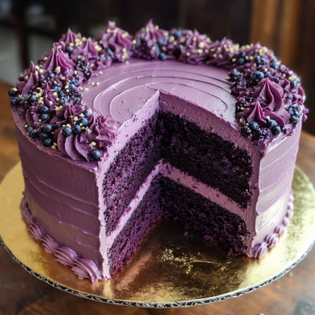 Ultimate Purple Velvet Cake – Family Favorite Recipe