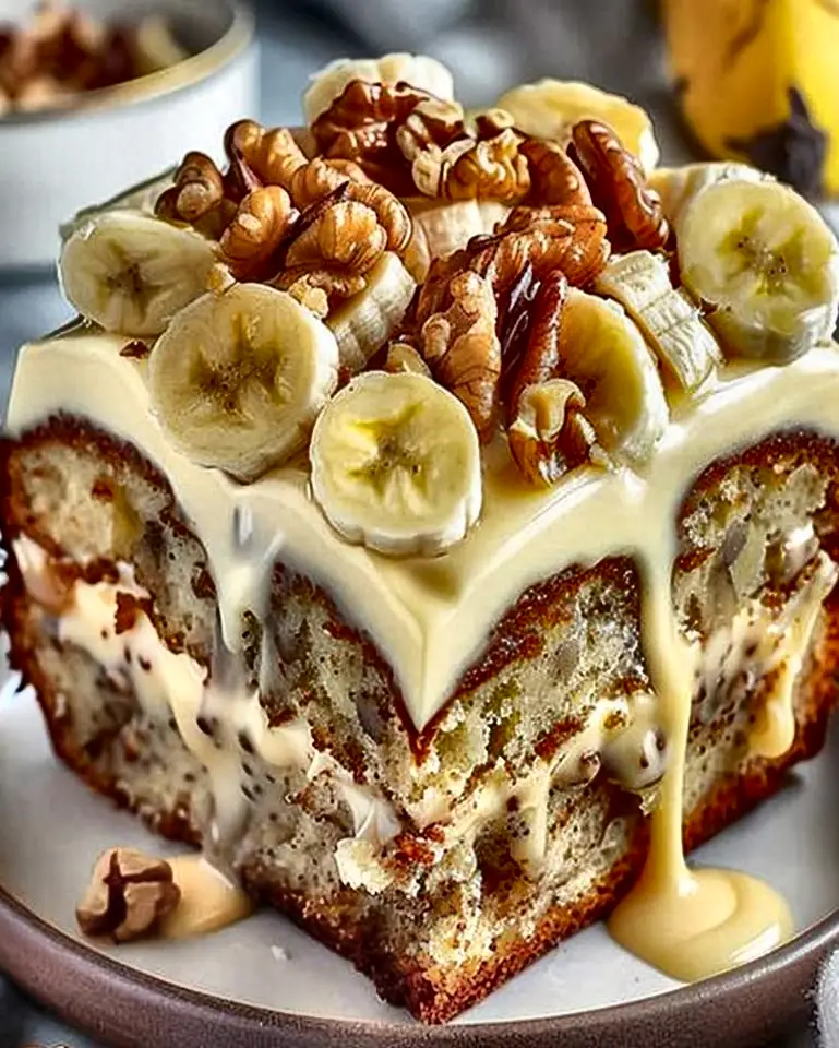 Irresistible Vanilla Banana Walnut Cake Recipe for Dessert Lovers