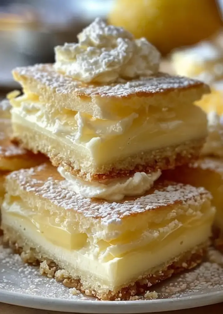 Irresistible Vanilla Custard Cream Squares: A Must-Try Dessert Recipe!