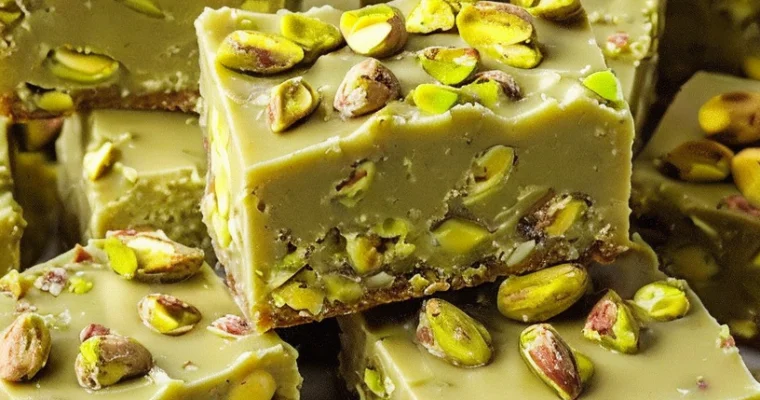 Easy White Chocolate Pistachio Fudge Recipe – Ready in 30 Minutes