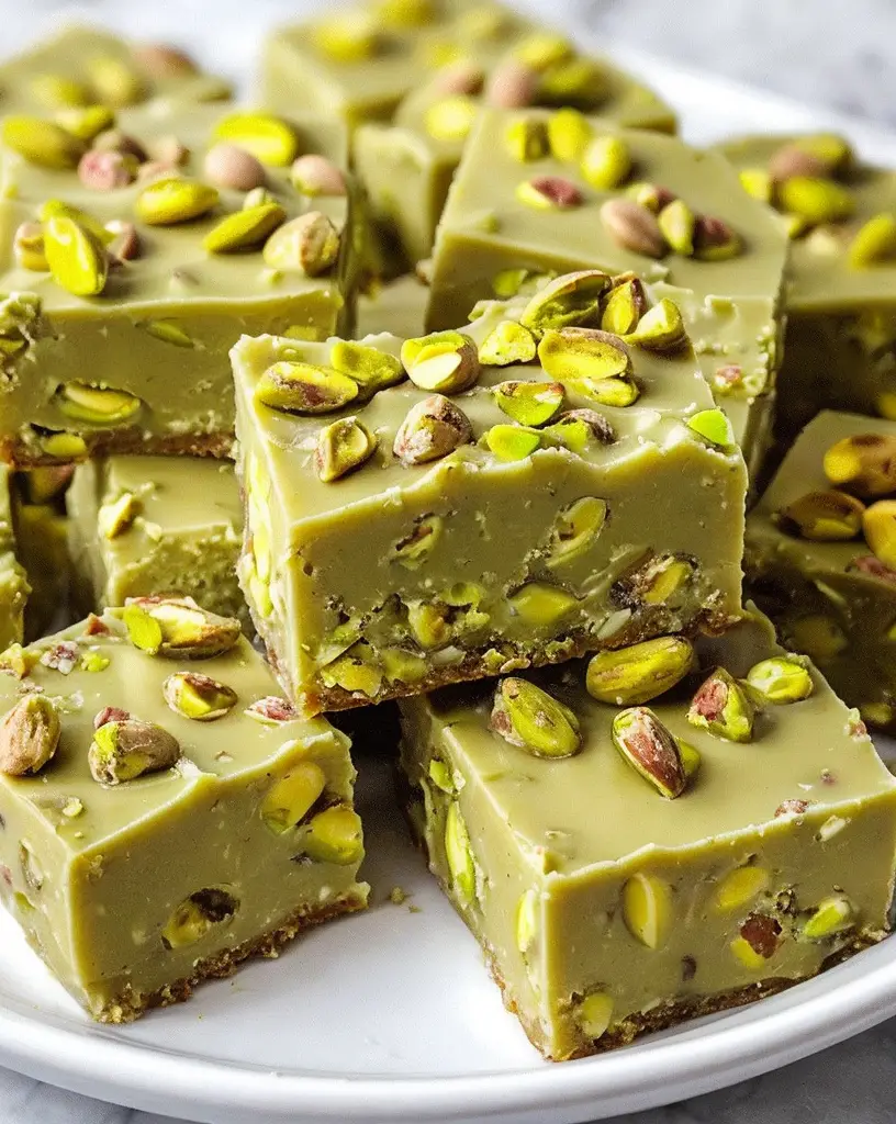 Easy White Chocolate Pistachio Fudge Recipe – Ready in 30 Minutes