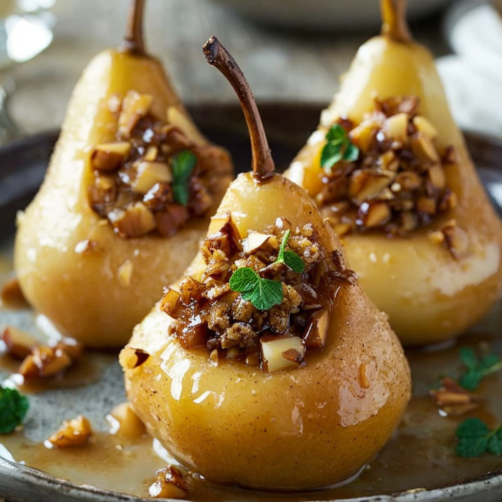 Best Almond-Ginger Poached Pears – Ready in 30 Minutes