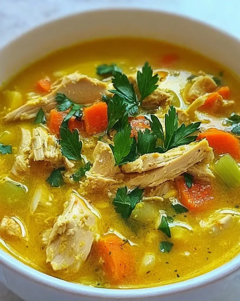 Easy Anti Inflammatory Turmeric Chicken Soup – Ready in 30 Minutes